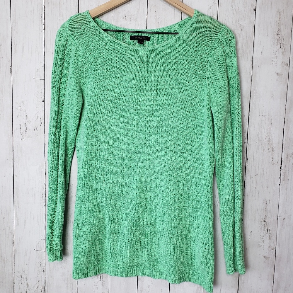 Rachel Zoe "Karla" sweater, green, medium